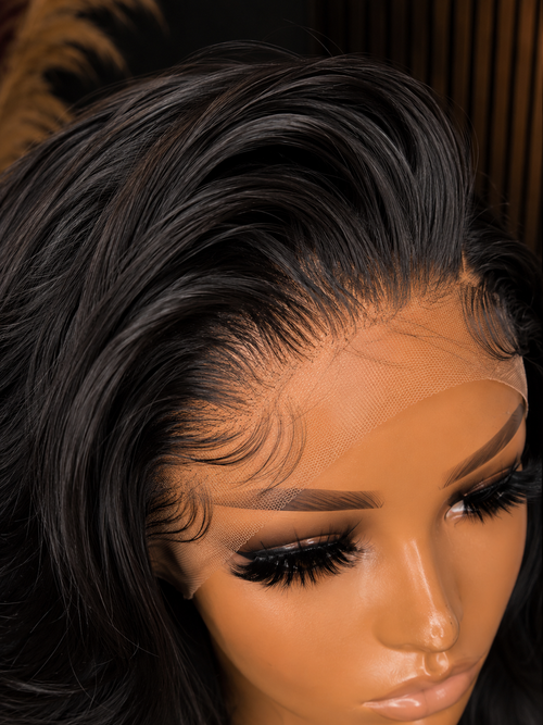 5x5 Lace Closure Wig - Black