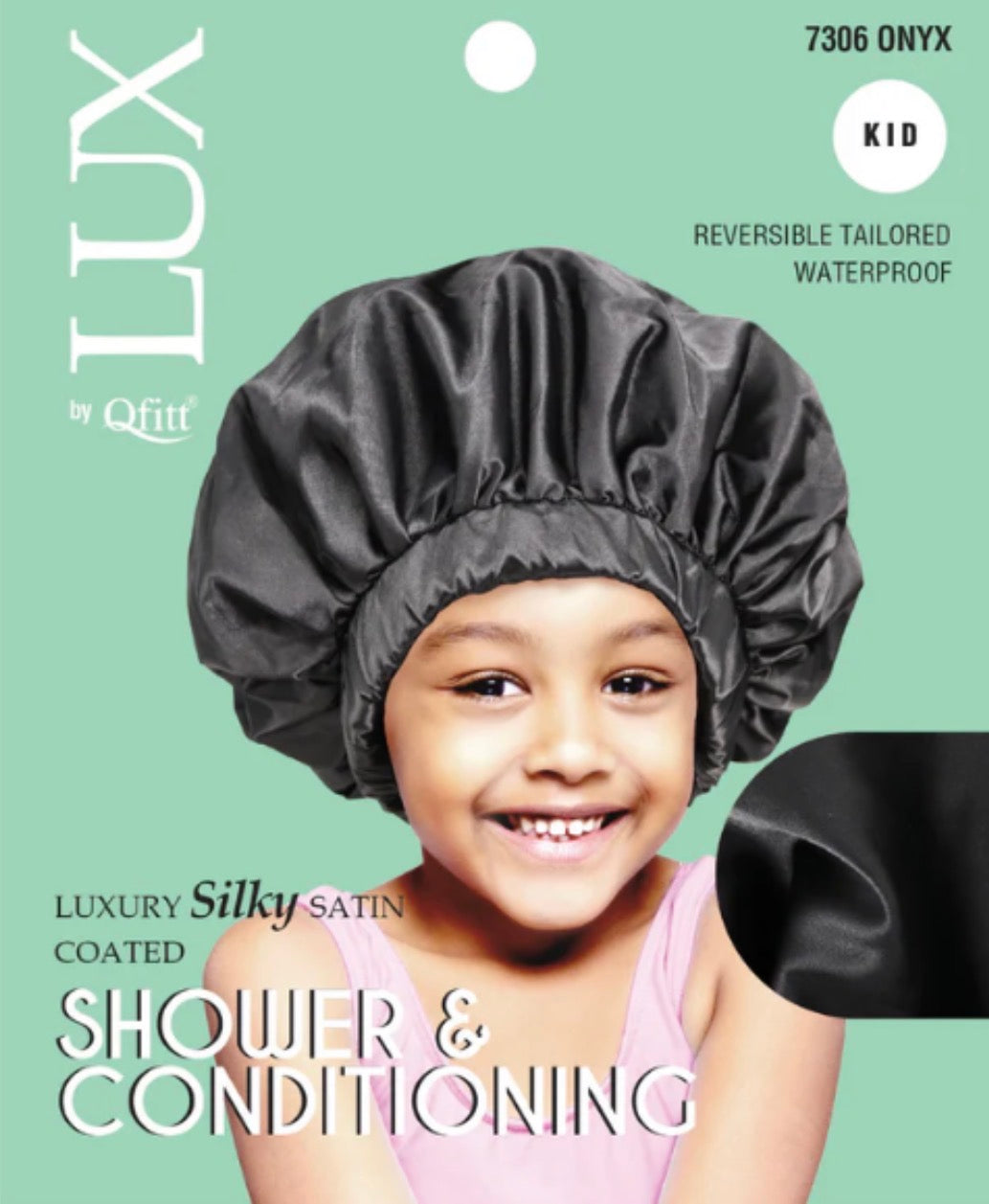 Kids Lux Satin bonnet