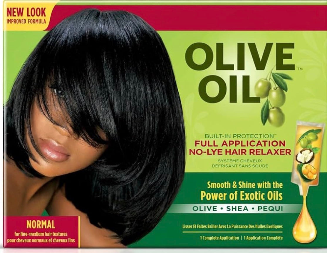 Olive Oil Hair New Growth No Lye Relaxer
