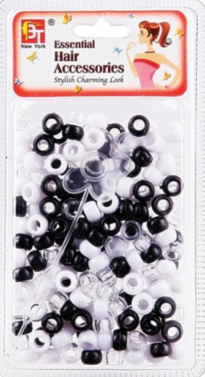 BT-small round beads (black /white)